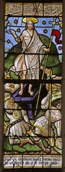 Fenster mit der Darstellung der Auferstehung